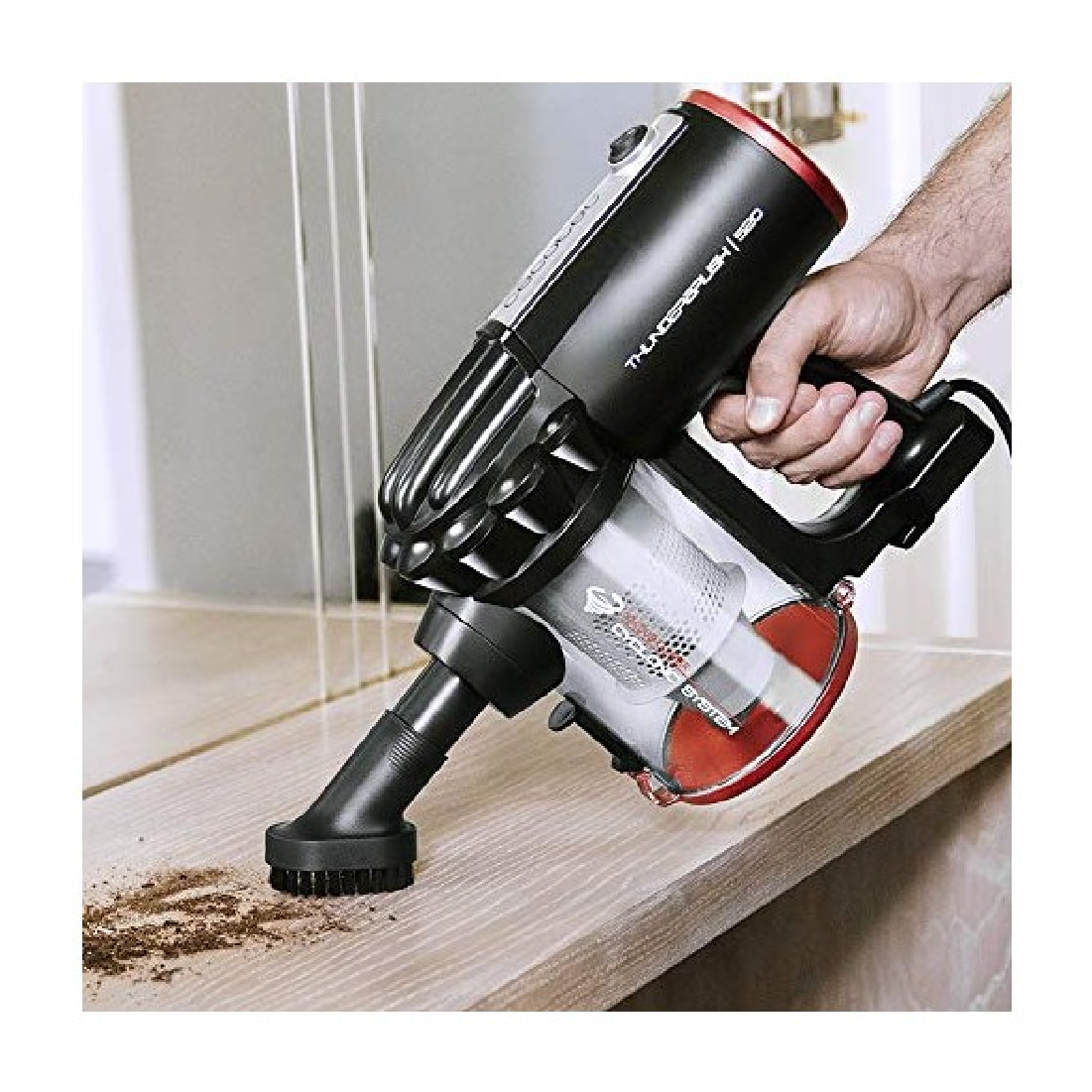 Cecotec Aspirateur Vertical Conga ThunderBrush 520. 360º. 2 en 1, Balai et à Mai