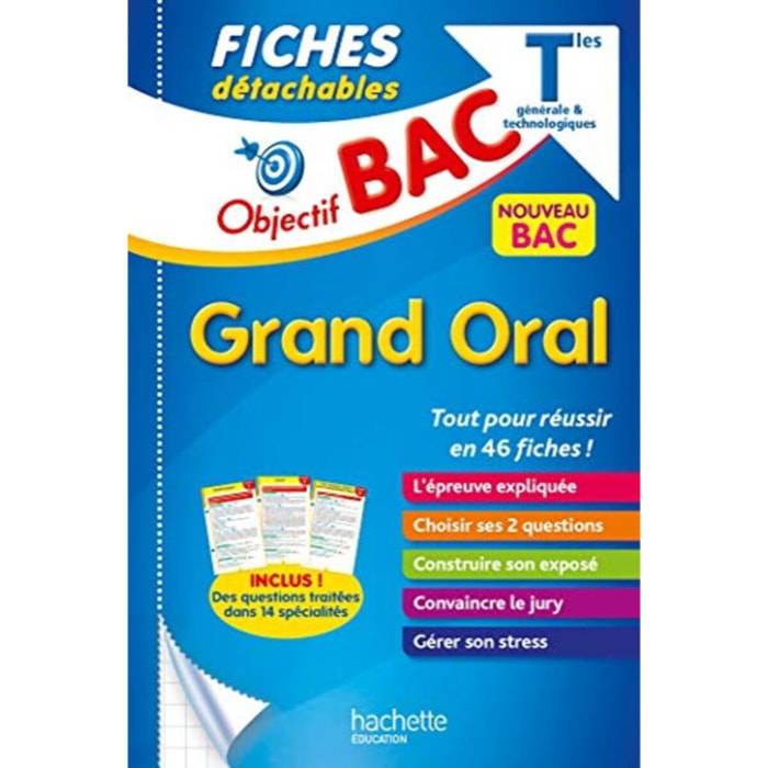 Lisle, Isabelle de | Objectif BAC Fiches Le Grand oral du BAC Tle | Livre d'occasion