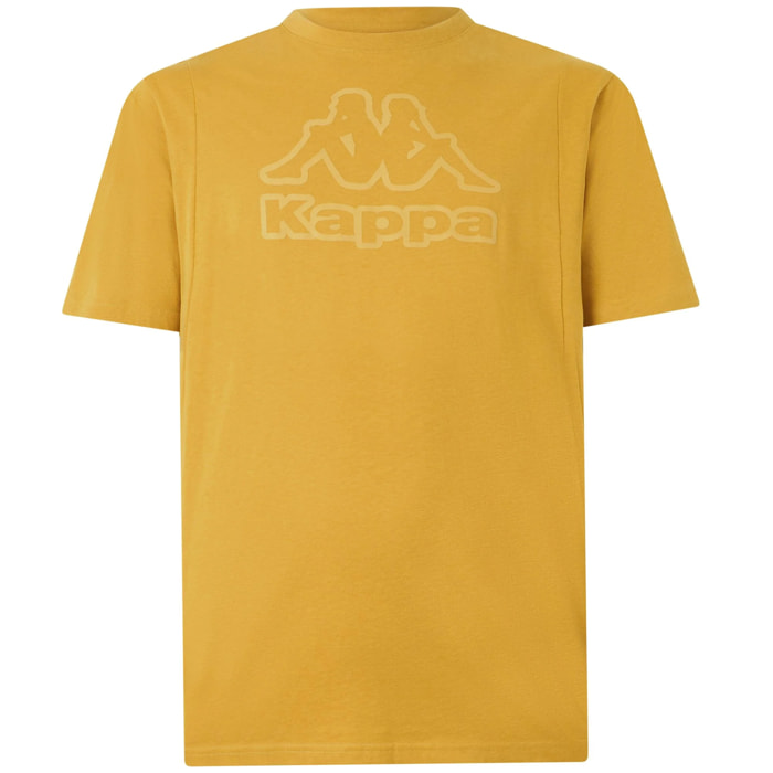 T-Shirts & Top Kappa Uomo Logo Grapo Giallo