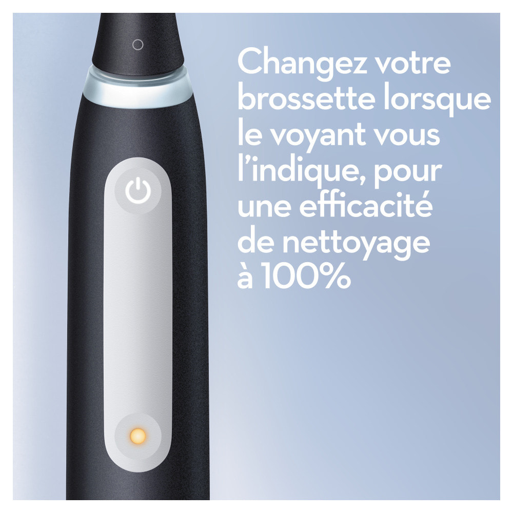 Oral-B iO 4 - Duo Avec Etui de Voyage - Noire et Blanche - Brosses à dents électriques connectées