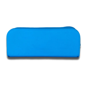 BAULETTO IN SILICONE PASTEL NEON .LIGHT BLU