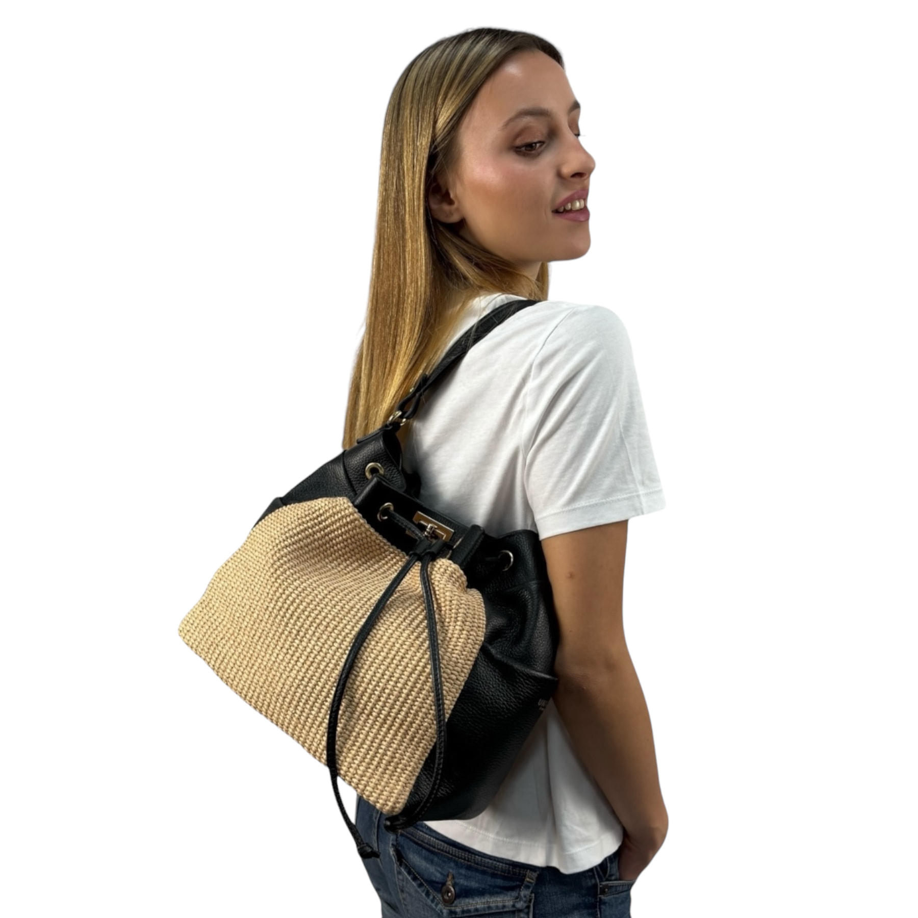 Bolso de hombro Cheval Firenze Creta Negro