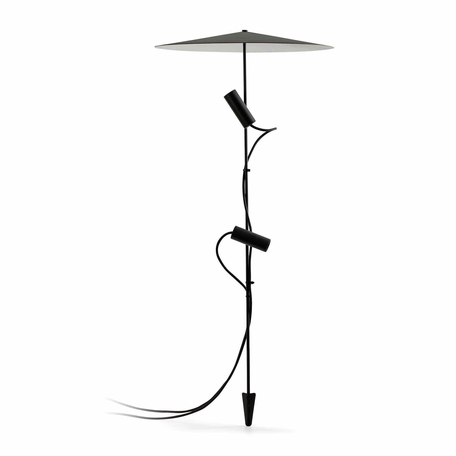 CLAP 1030 Piquet noir 2x6W 3000K 38º avec écran