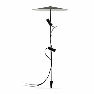 CLAP 1030 Piquet noir 2x6W 3000K 38º avec écran