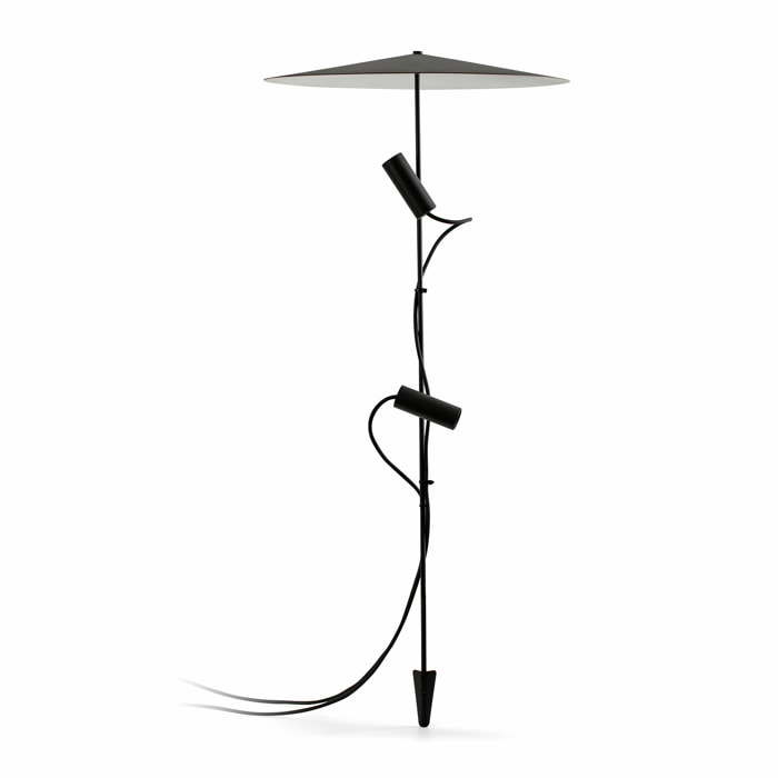 CLAP 1030 Piquet noir 2x6W 3000K 38º avec écran