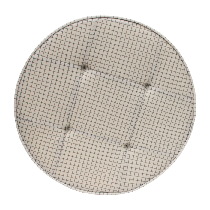 Coussin De Sol Rond Carreaux Diam 50cm - Lot De 2