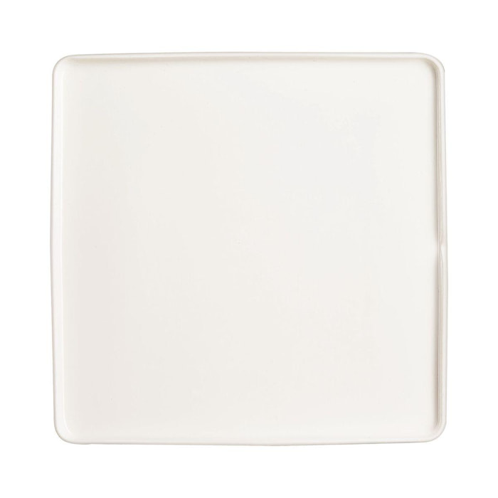 Assiette carrée en porcelaine blanche 31 cm Mekkano - Arcoroc