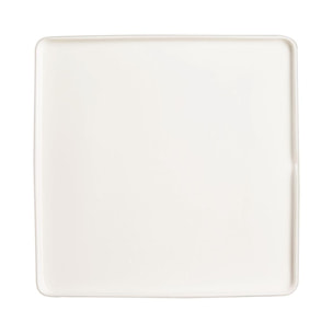 Assiette carrée en porcelaine blanche 31 cm Mekkano - Arcoroc
