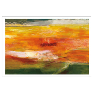 Poster orange seville Affiche seule