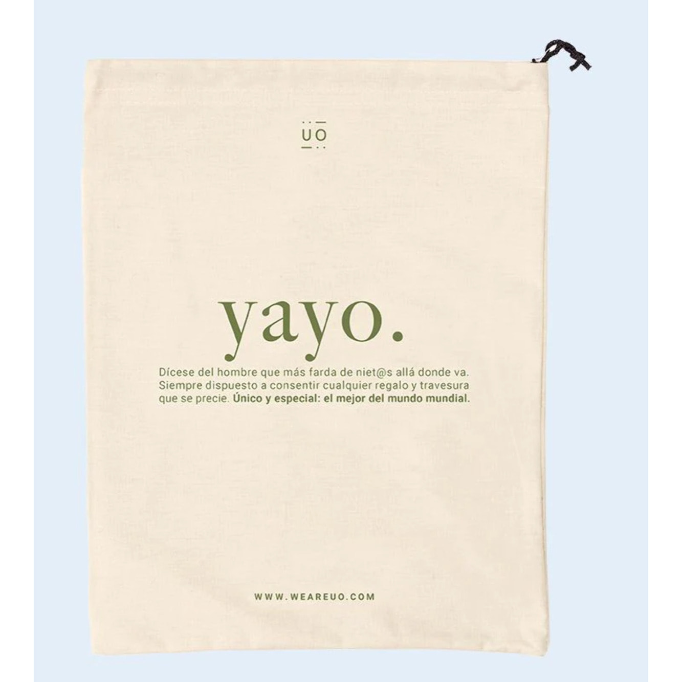 Bolsa Tela regalo "Yayo definición"