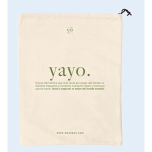 Bolsa Tela regalo "Yayo definición"