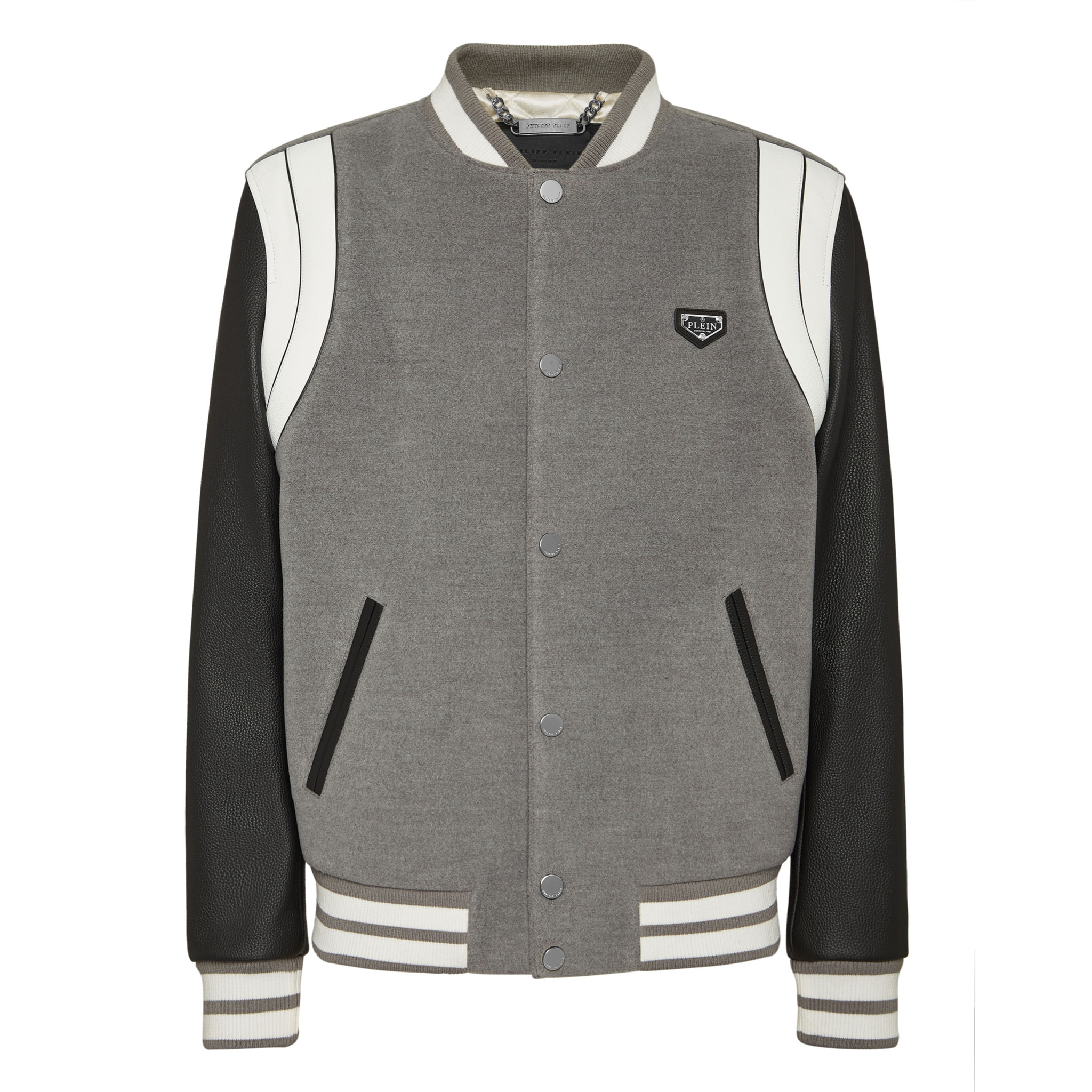 PHILIPP PLEIN Bomber de cuero