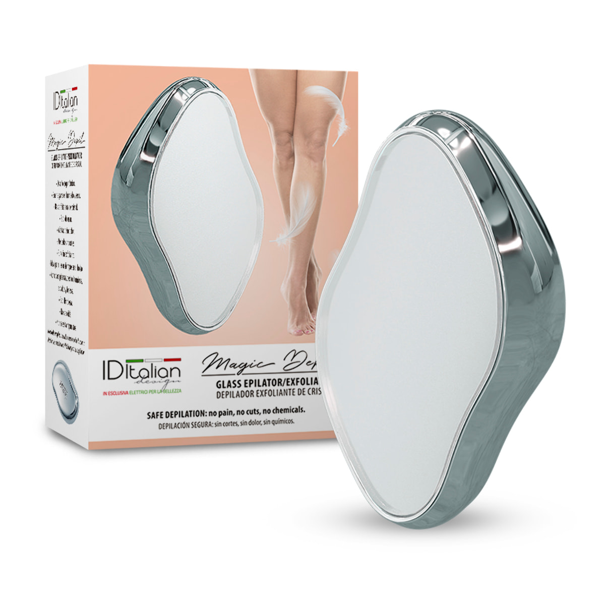 Gomme cheveux en verre