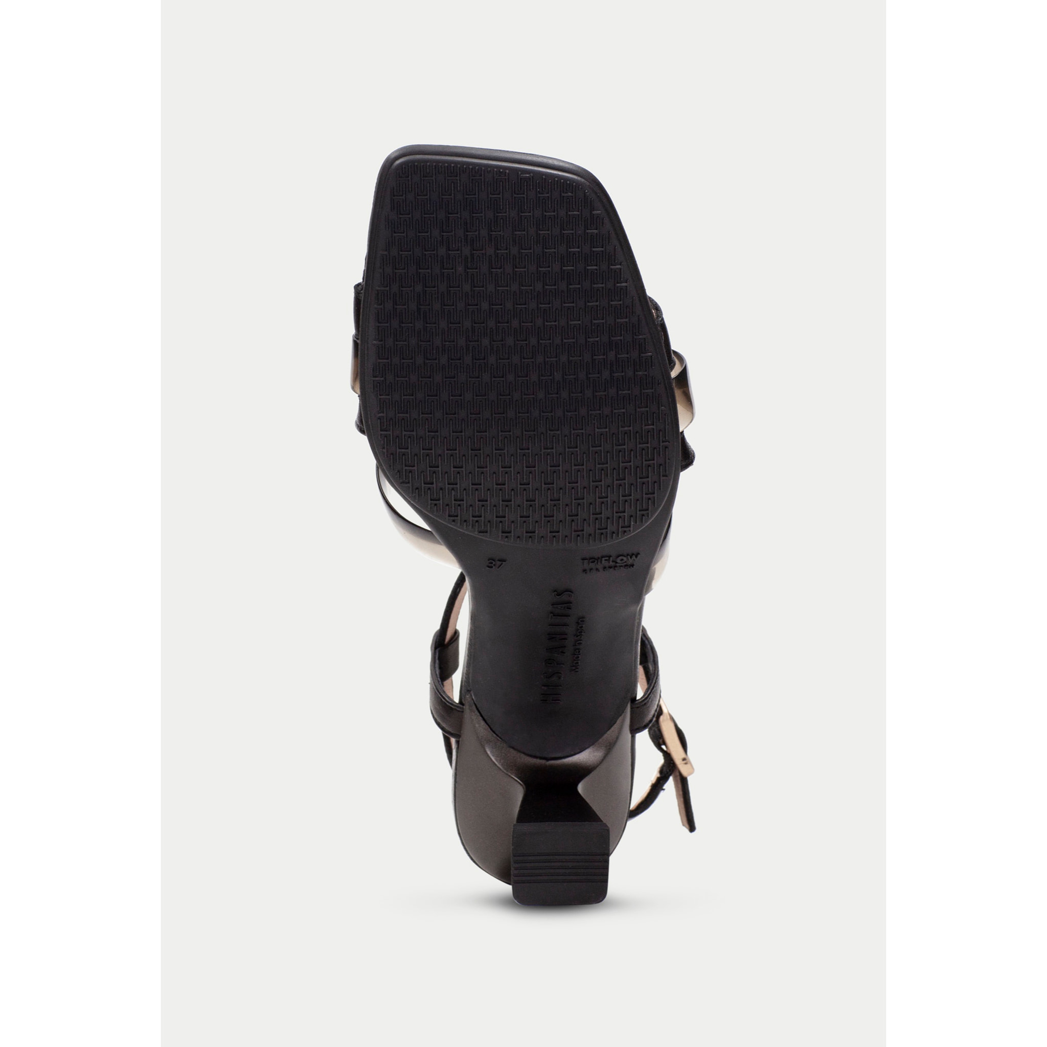 Sandalia Tacon Danielle Negro 6 cm