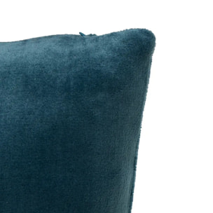 Coussin Ollis bleu egéen 38x38cm