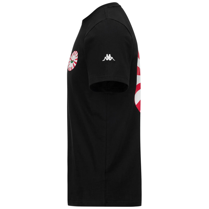 T-Shirts & Top Kappa Uomo AUTHENTIC JPN CONG Nero