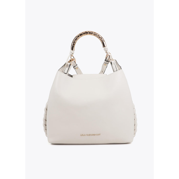 Borsa Shopper con Manico Metallico Personalizzato