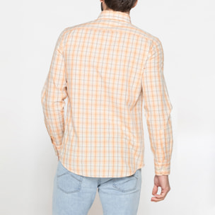 CAMICIA BUTTON-DOWN CON MANICA LUNGA E TASCHINO