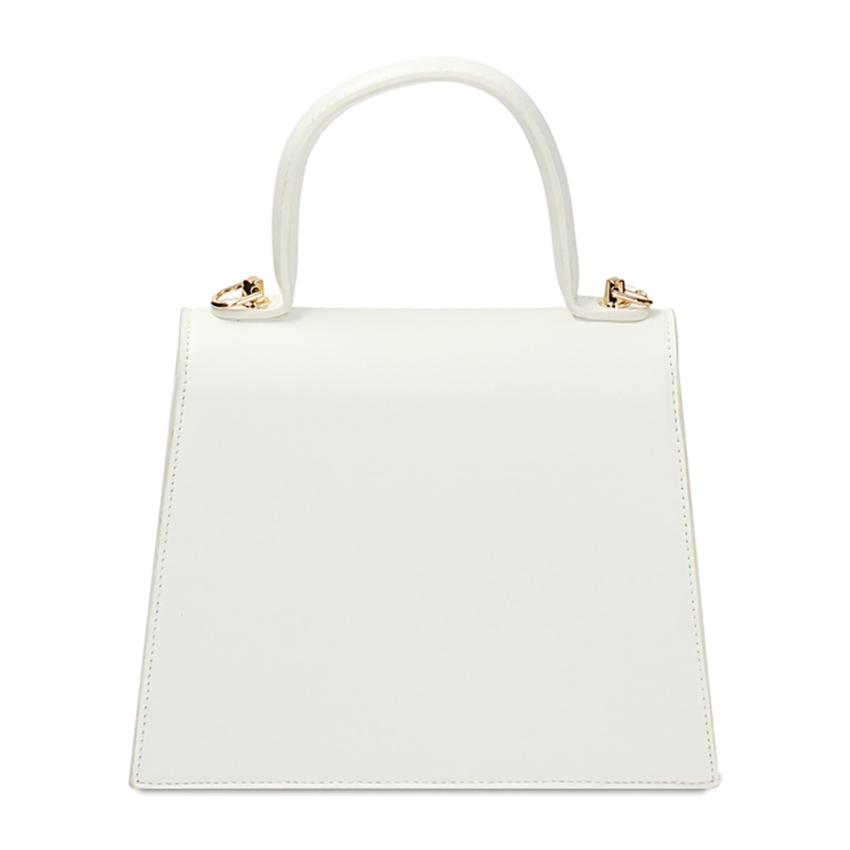 Minibolsa blanca con clip