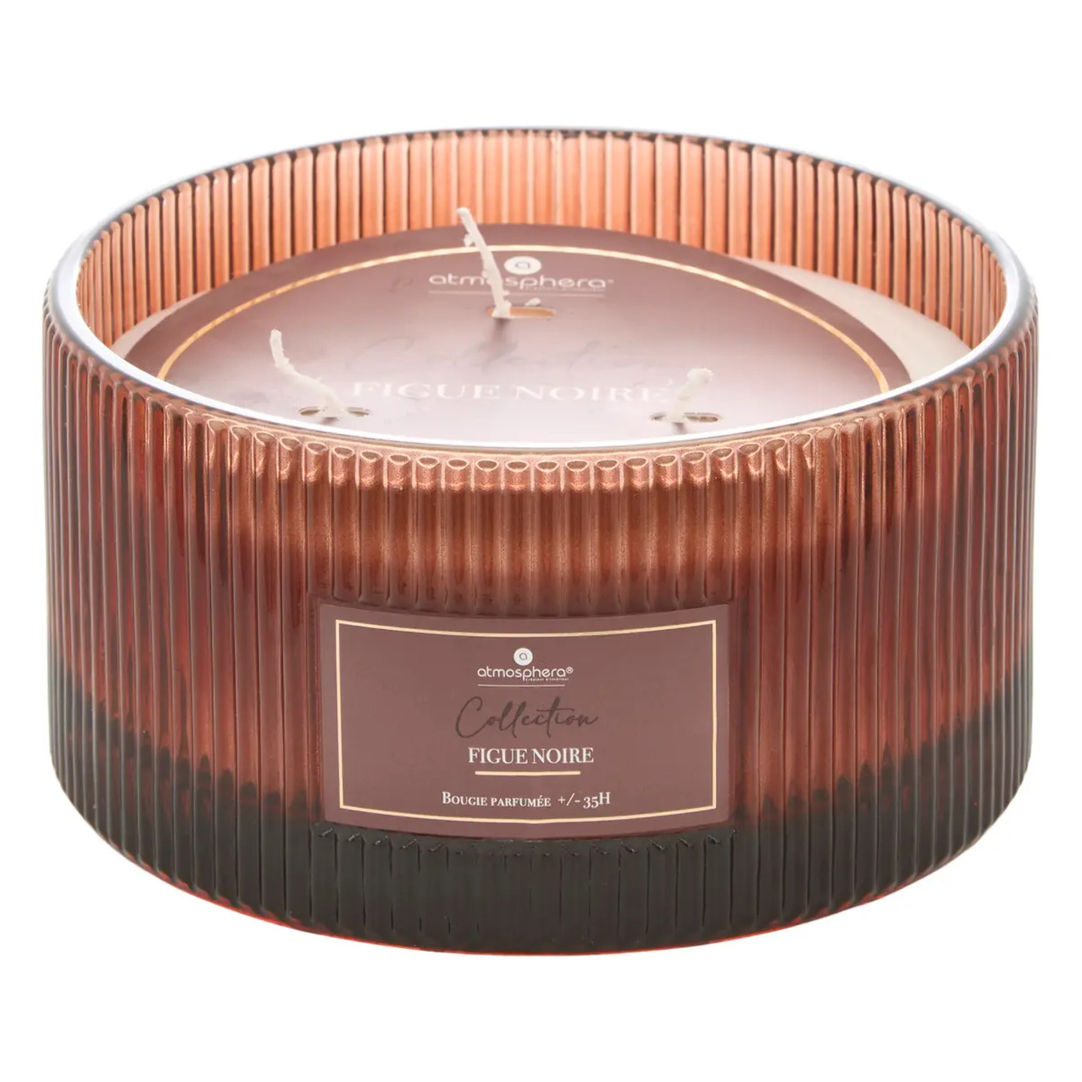 Bougie parfumée Albie 635g pot verre figue