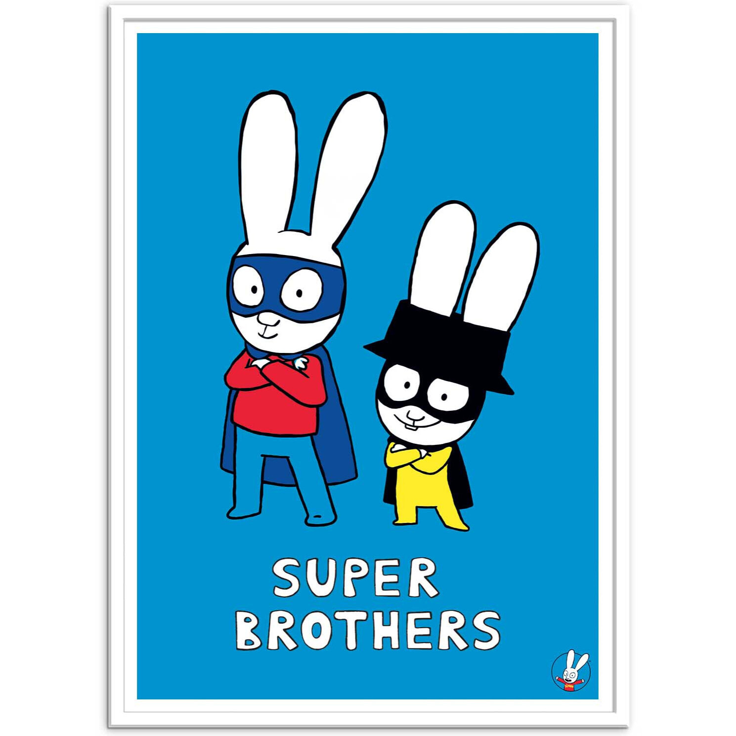 Affiche - Super Heroes Brothers - Simon Super Rabbit