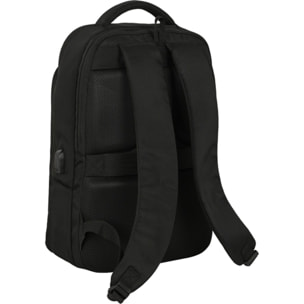 Mochila portatil 15,6"+tablet+usb real madrid premium