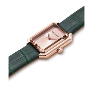 Ferragamo Reloj De Cuarzo 2 Manecillas S8-Ferragamo Crystal Tank