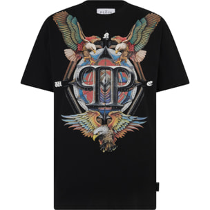 PHILIPP PLEIN Camiseta de cuello redondo y manga corta TATTOO