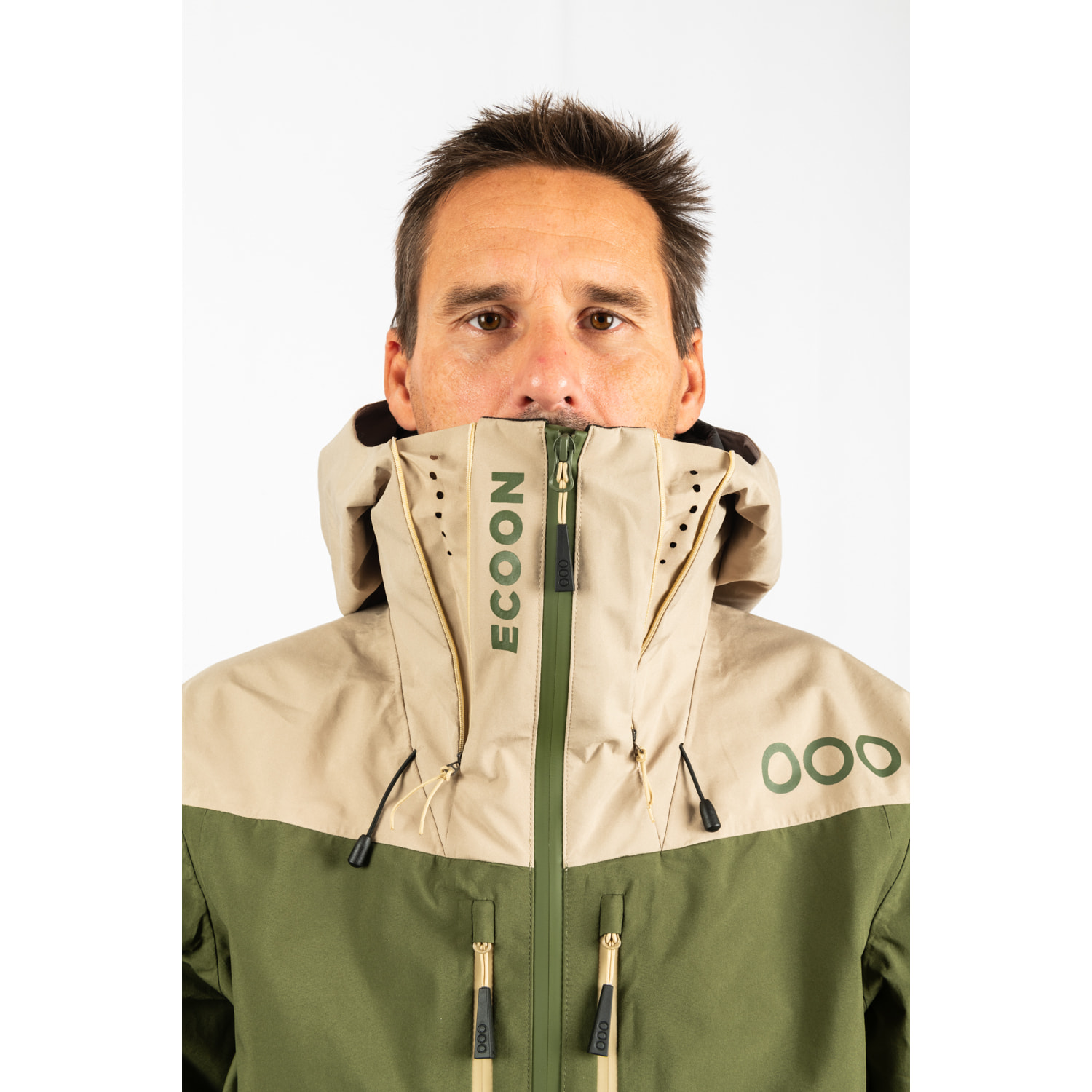 Chaqueta ECOExplorer Jacket Men marca ECOON - Caqui / Beige
