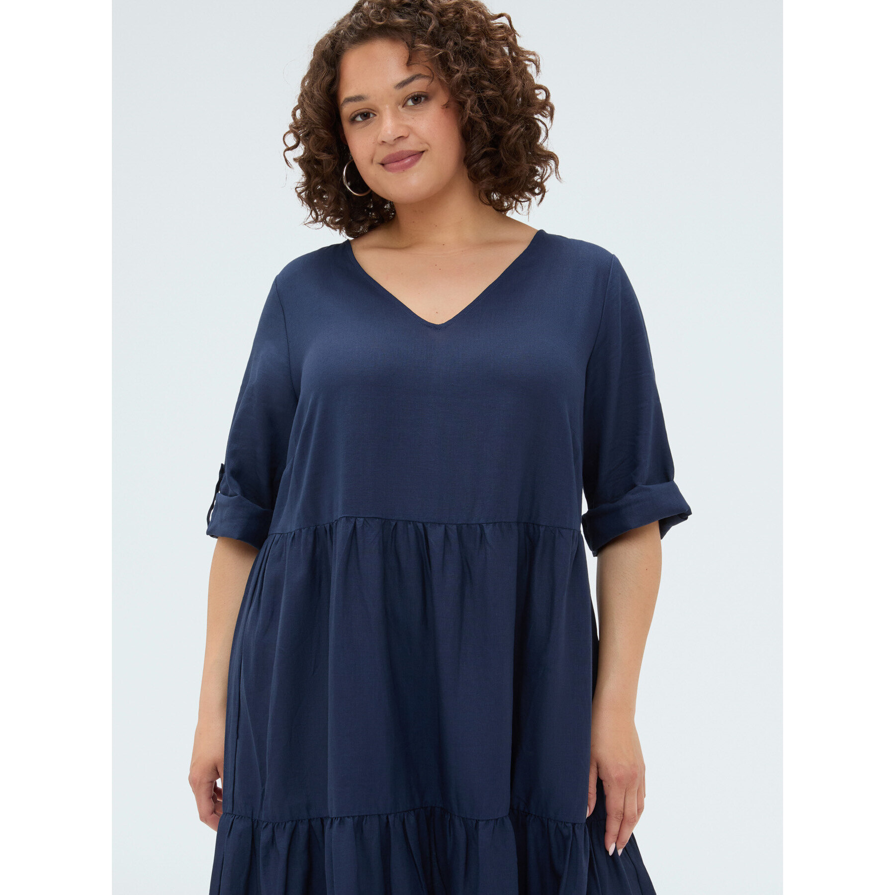 Fiorella Rubino - Vestito Smile con maniche corte - Blu