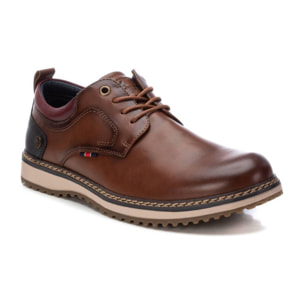 Zapato blucher/derby camel