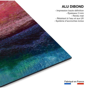 Tableau vertical rainbow Tableau alu Dibond