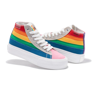 Zapatillas Altas Mujer One Way Patch Live Special Edition en Multicolor D.Franklin