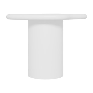 Hortensia – Table d’appoint contemporaine en magnésie blanche