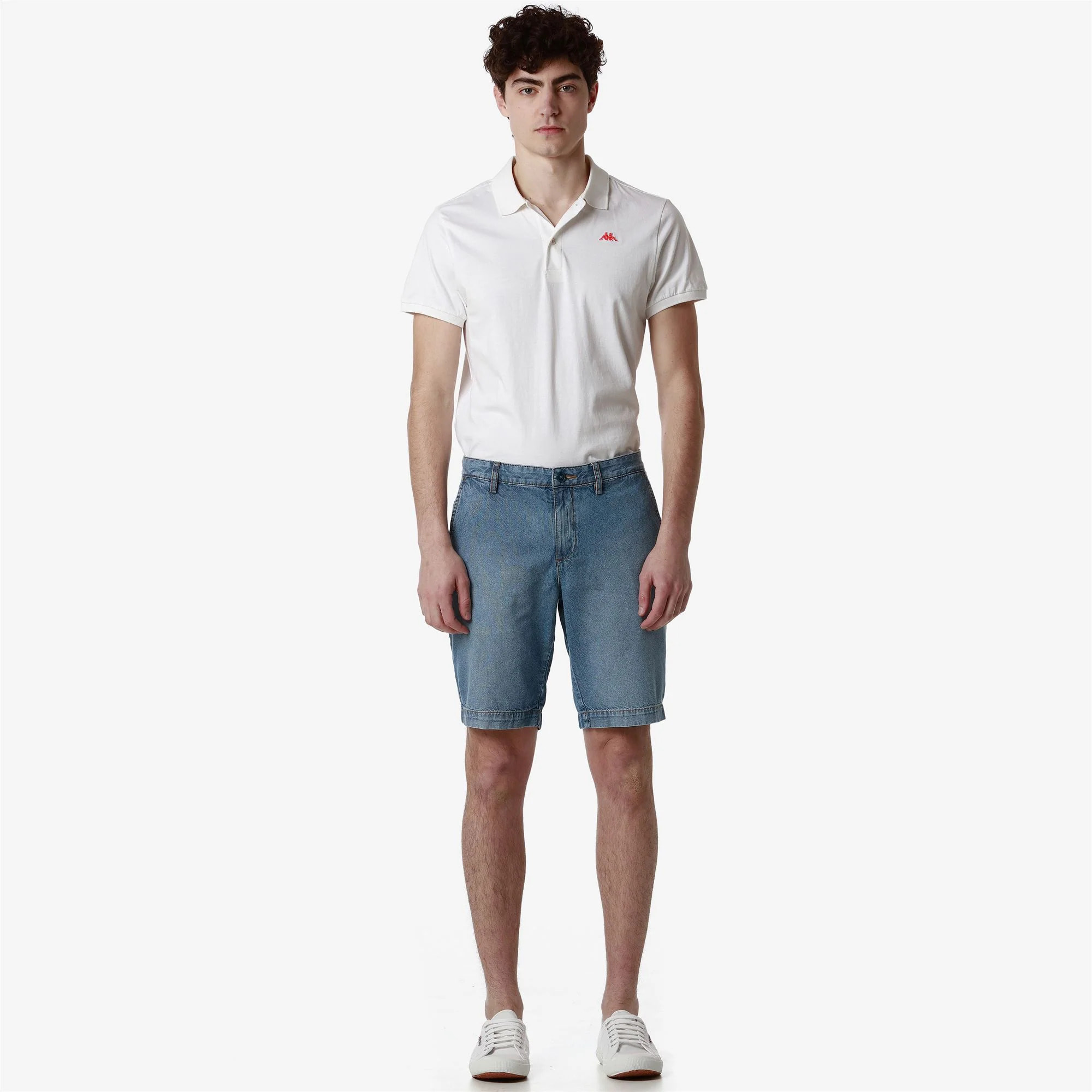 Kappa - Pantaloni Corti Uomo Blu - Chinge