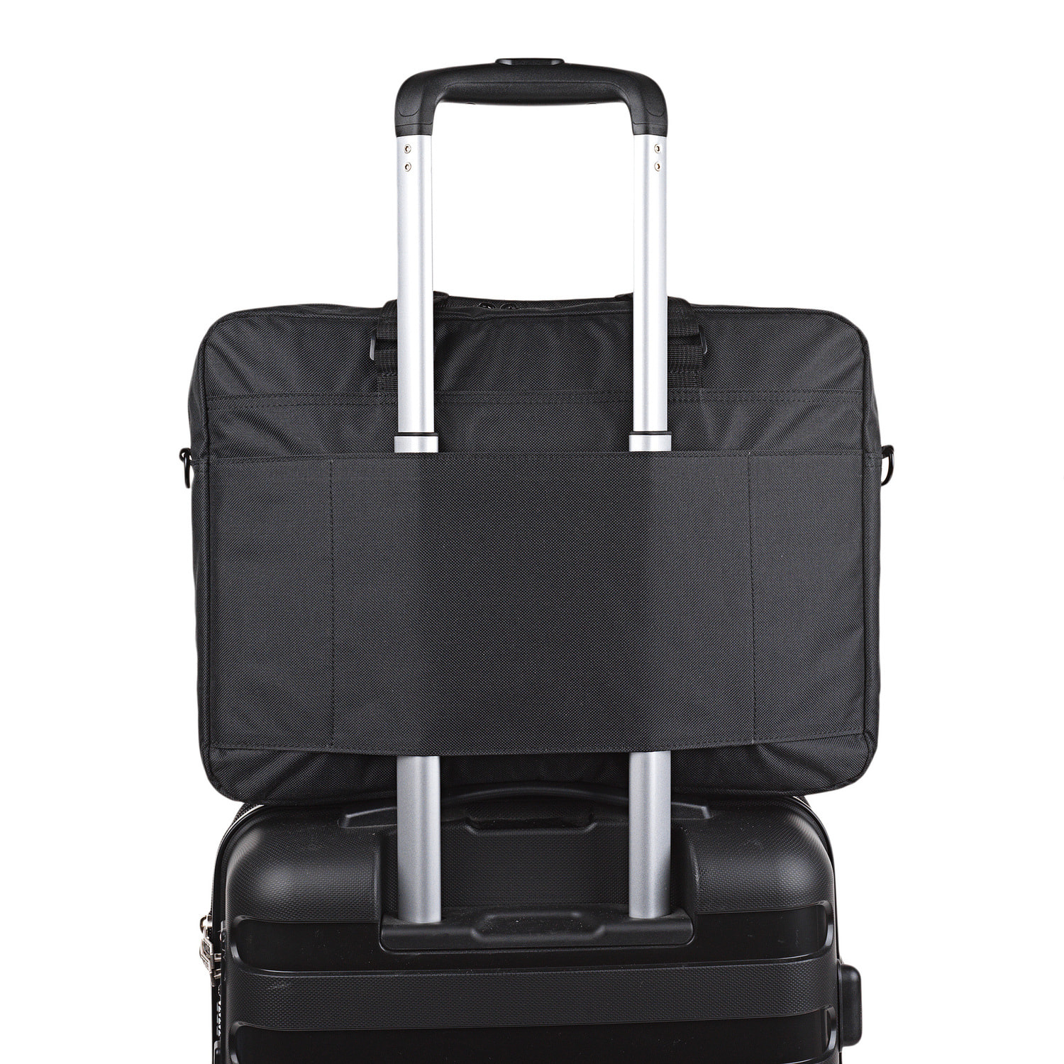 Maletin Portadocumentos Textil Jaslen Norwich Negro