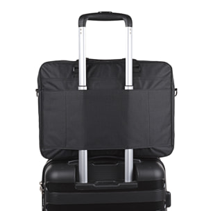 Maletin Portadocumentos Textil Jaslen Norwich Negro