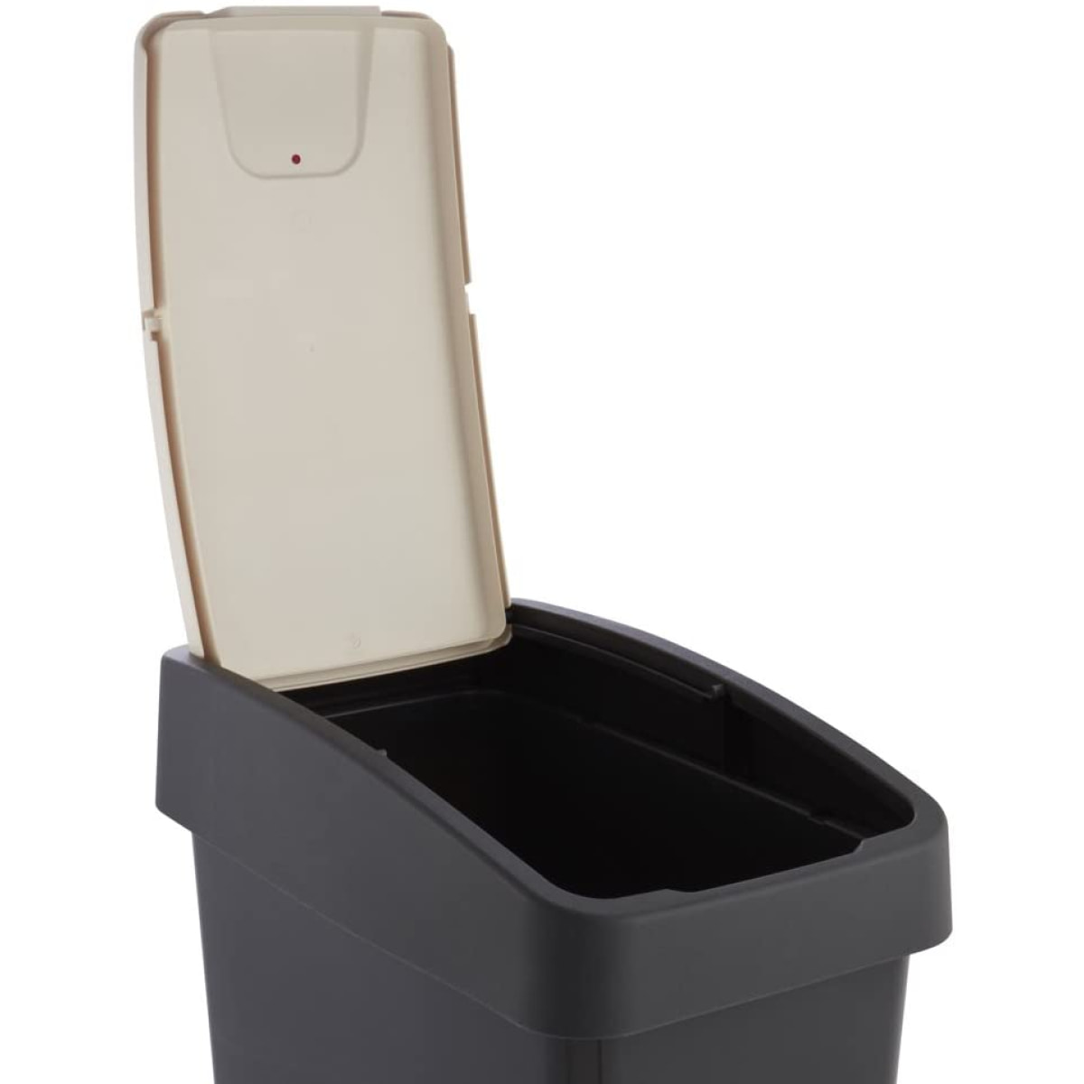 Cubo de la Basura Premium con Tapa Abatible, Magne, Gris grafito