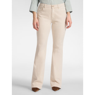 Elena Mirò - Pantalones acampanados - Beige