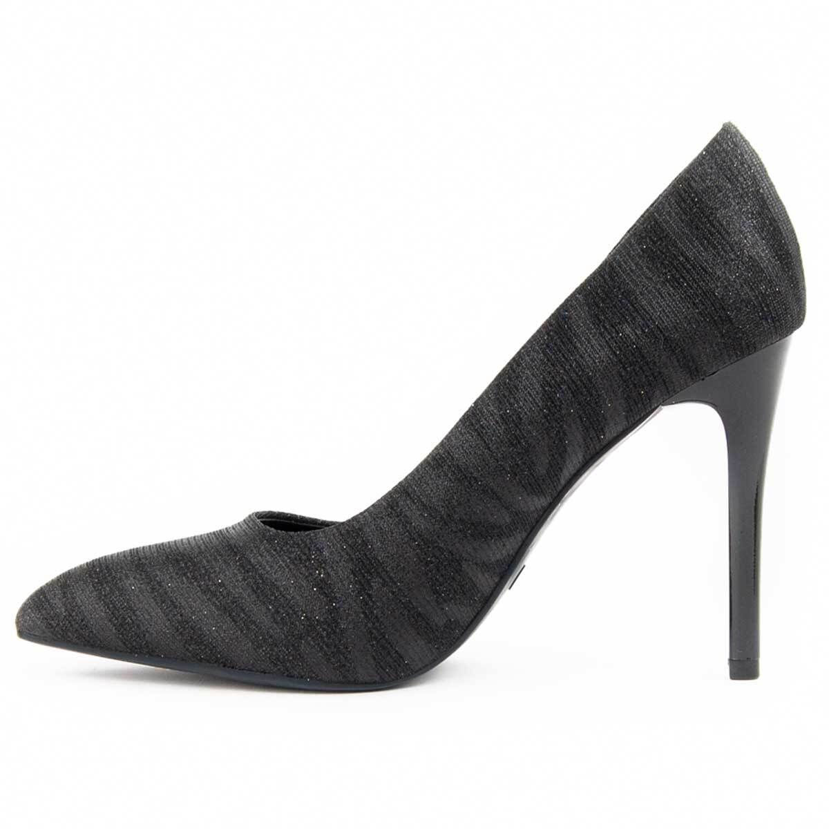 Zapato De Tacón - Negro - Altura: 10 Cm