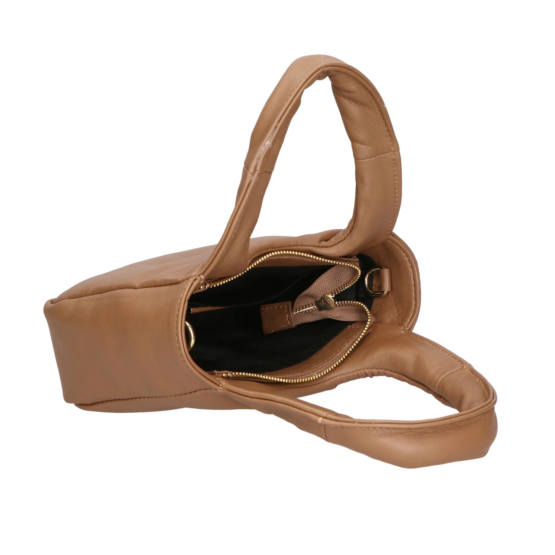 Borsa a mano da donna - Modello Virna - Vera Pelle - 17.0 x 24.0 x 8.0 cm