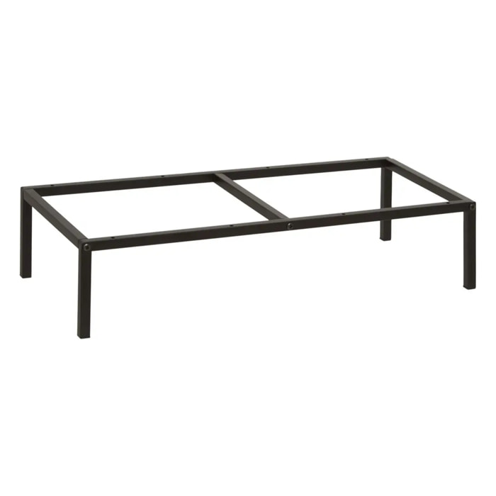 Pieds étagère métal 67x29cm "Mix N' Modul" noir
