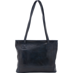 Borsa a spalla da donna - Modello Cressa - Vera pelle - 30.0 x 37.0 x 8.0 cm