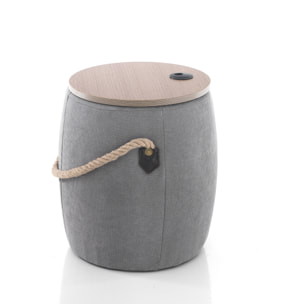 Tomasucci Pouf contenitore BARRIL GREY multicolore