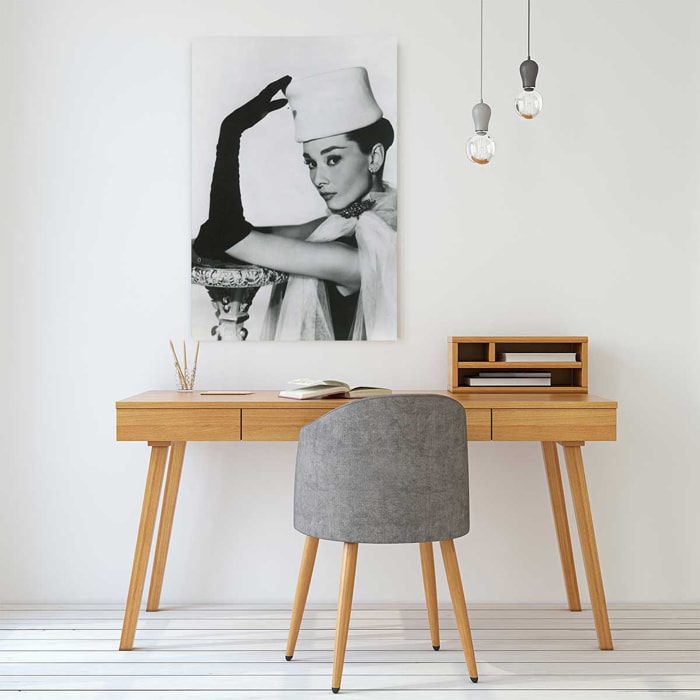 Tableau connu Audrey Hepburn Toile imprimée