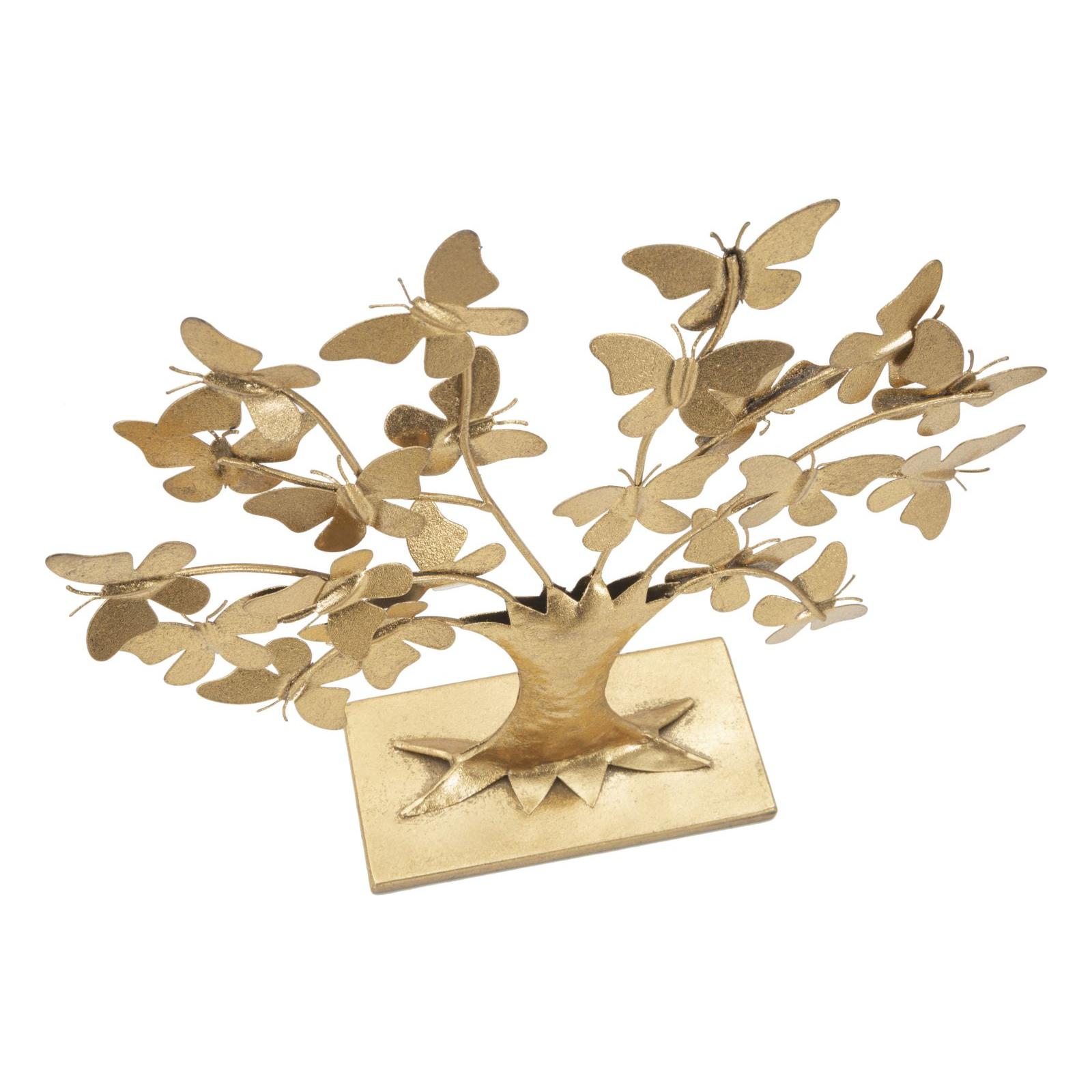 ALBERO DELLA VITA CON FARFALLE GLAM CHARME1921 DORATO