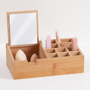 Organiseur miroir 10 compartiment Bambou