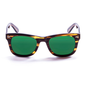 Gafas de sol LENOIR BIARRITZ - Marrón / Revo verde