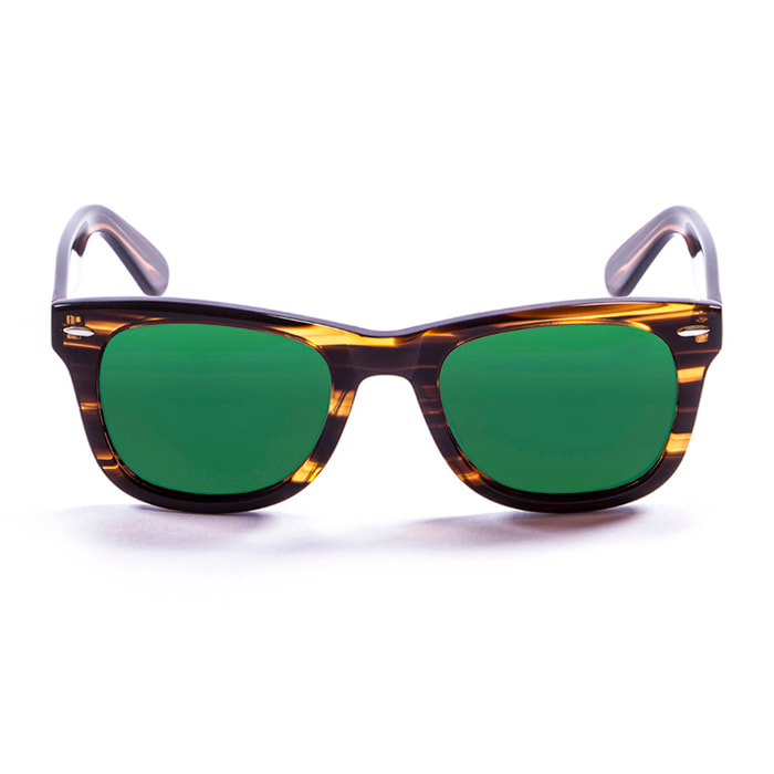 Gafas de sol LENOIR BIARRITZ - Marrón / Revo verde
