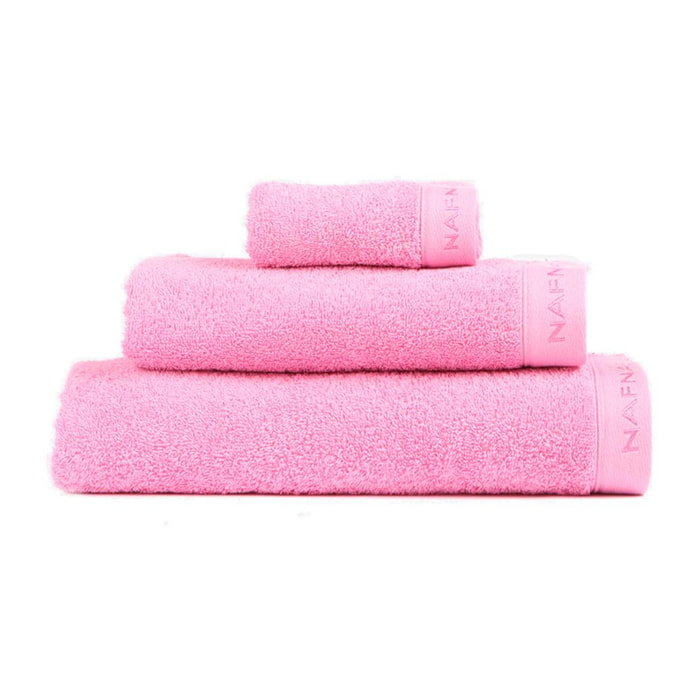 3 serviettes CASUAL - coton 500 g/m2 - coloris rose